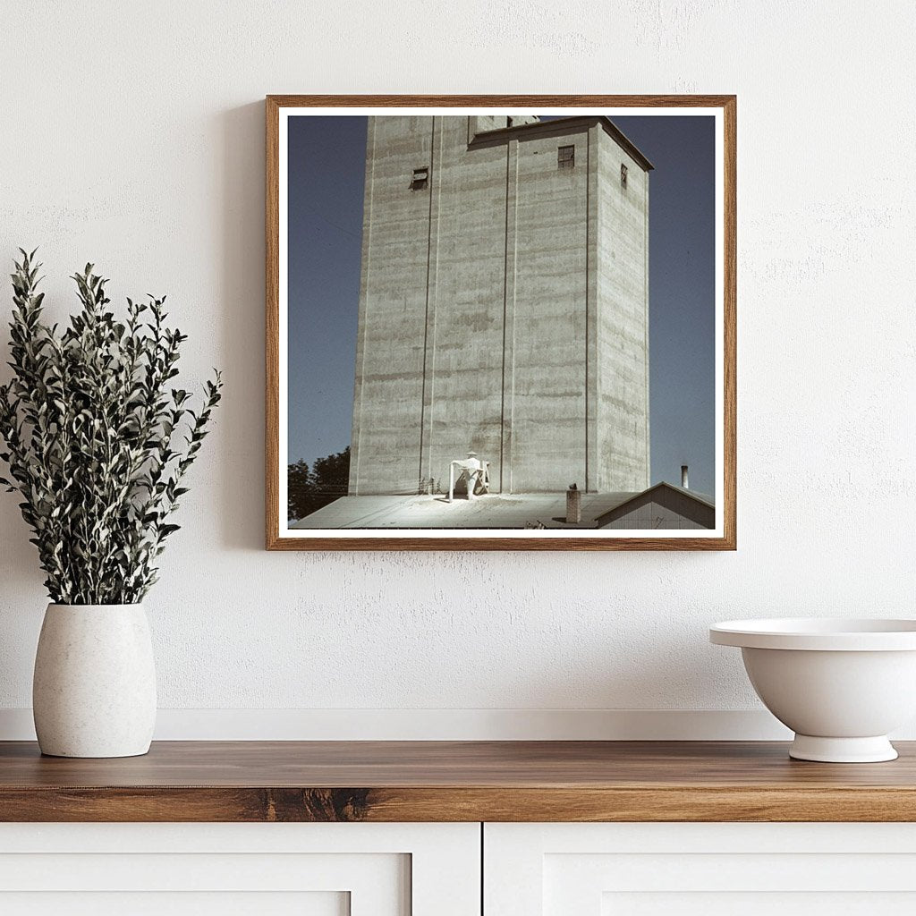 Caldwell Idaho Grain Elevators Vintage Photo July 1941 - Available at KNOWOL