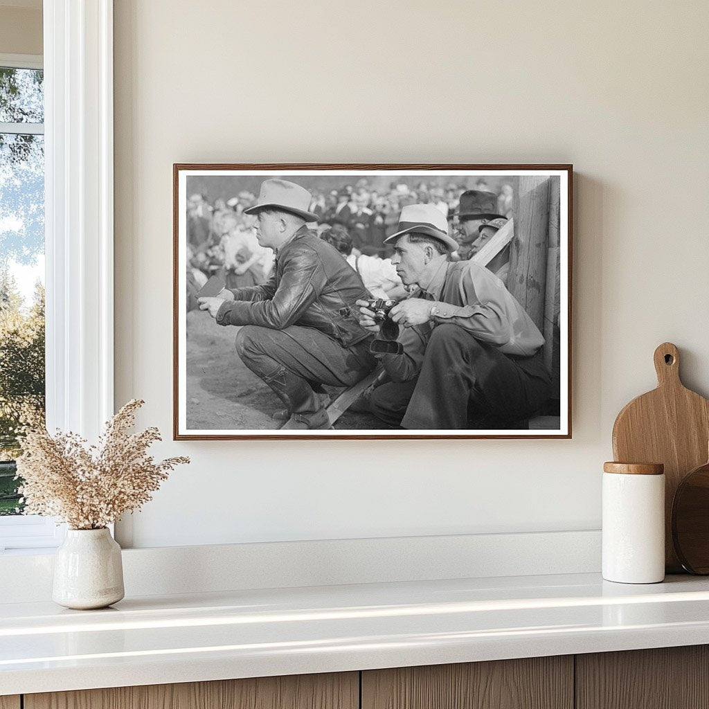 Cameraman at Miners Contest Silverton Colorado 1940 - Available at KNOWOL