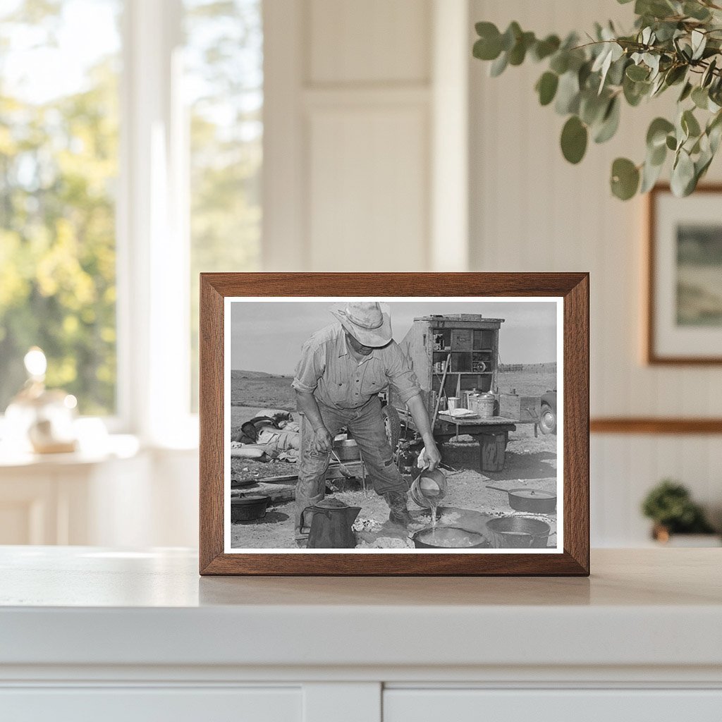 Camp Cook at Walking X Ranch Marfa Texas May 1939 - Available at KNOWOL