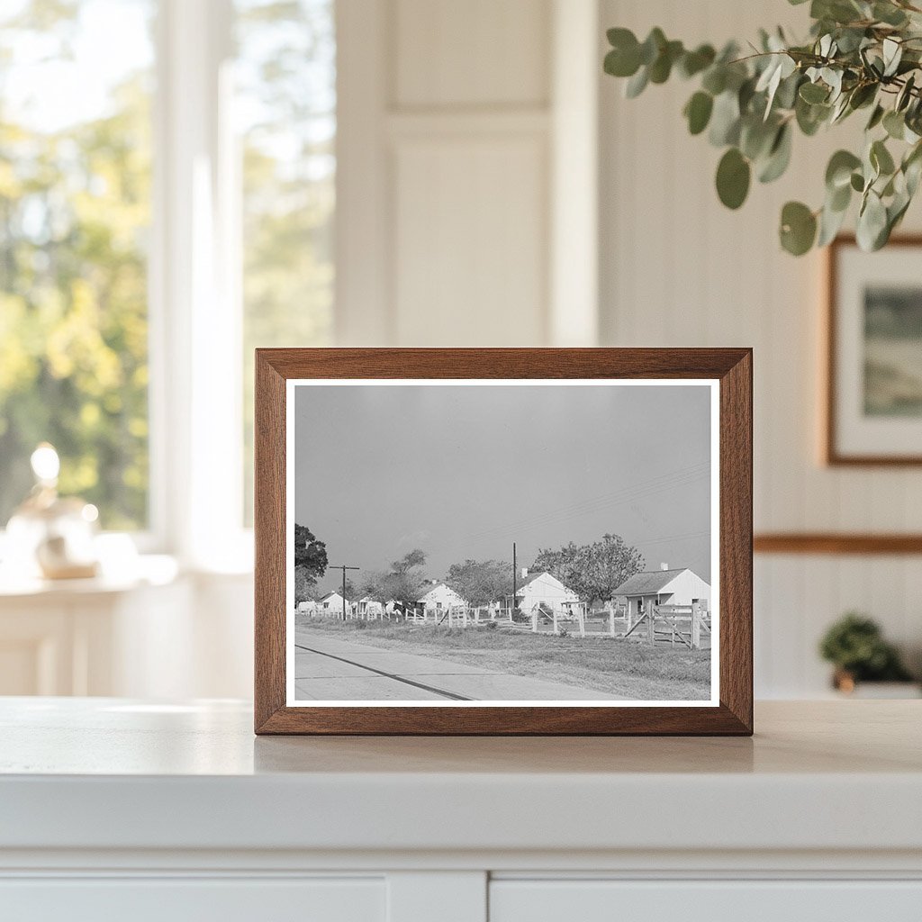 Cane Plantation Worker Houses New Roads Louisiana 1938 - Available at KNOWOL