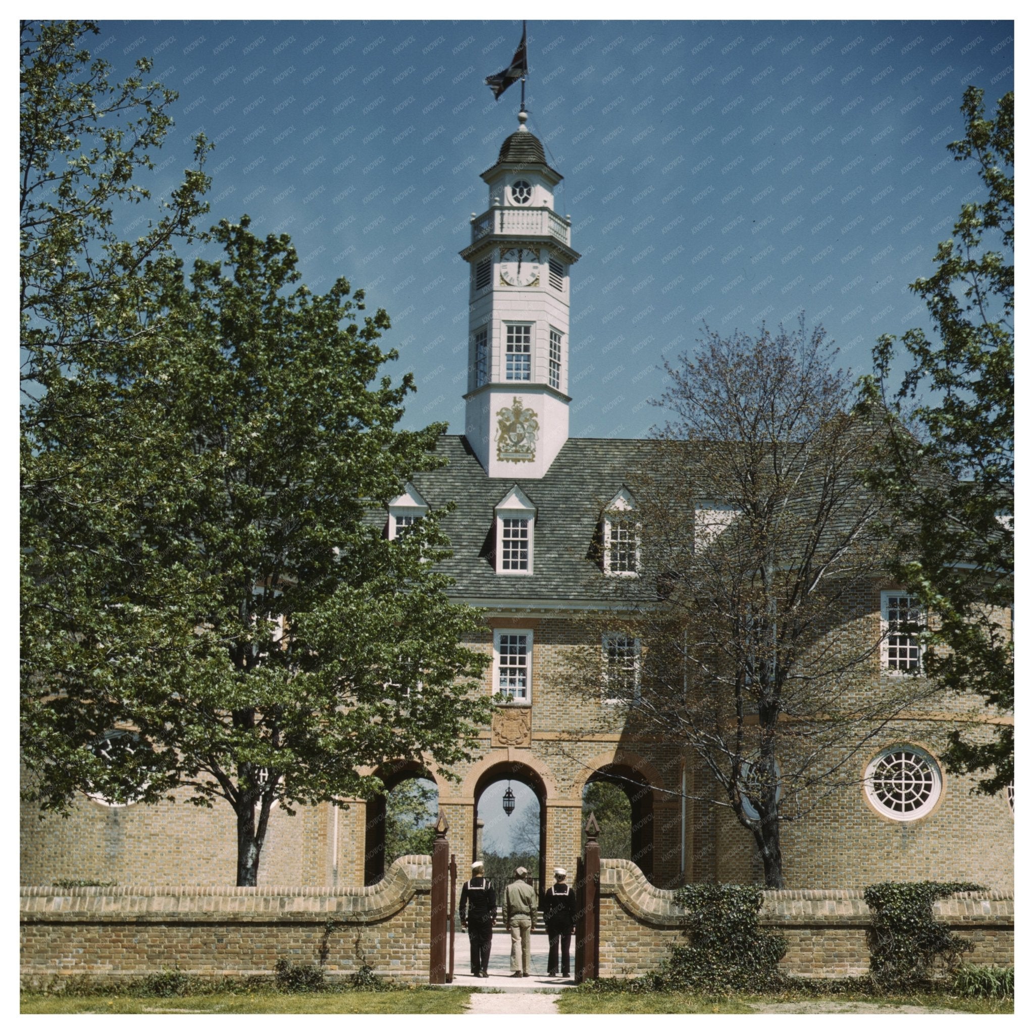 Capitol of Virginia Colony April 1943 Historic Photo - Available at KNOWOL