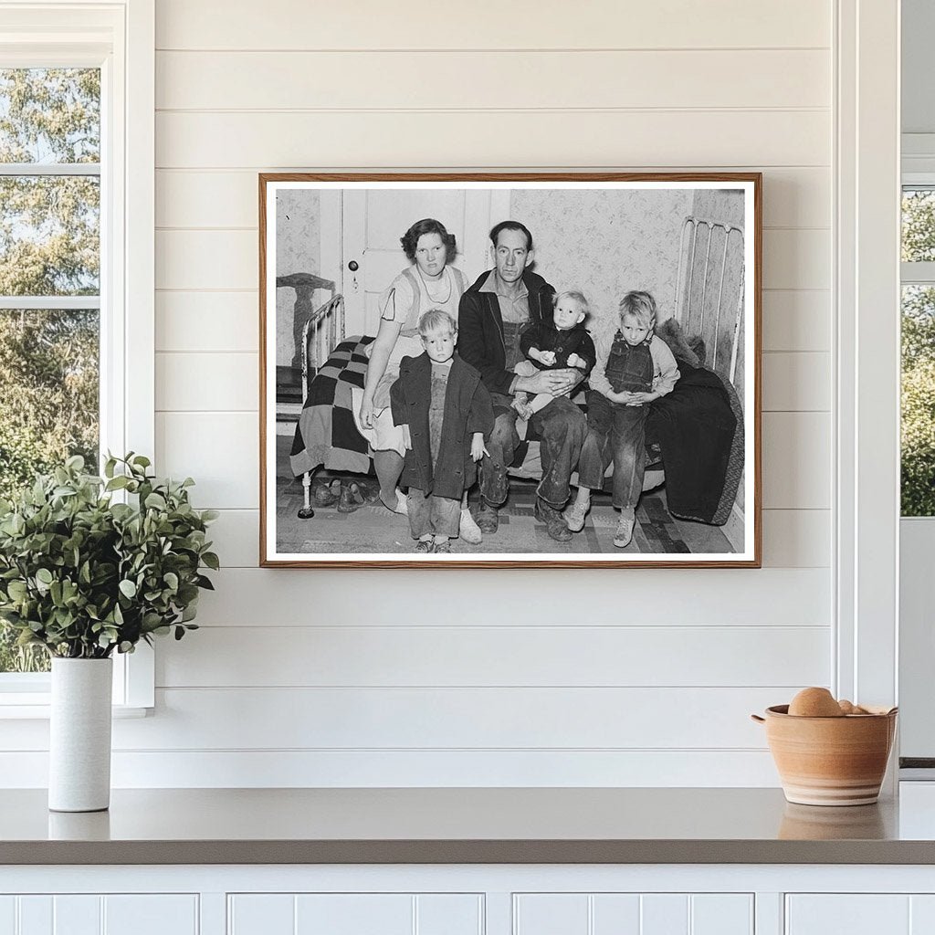 Carl Thorson Family in Drought Affected Crosby 1937 - Available at KNOWOL