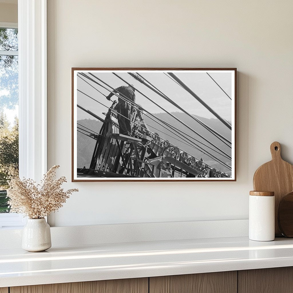 Carriages Delivering Materials at Shasta Dam December 1941 - Available at KNOWOL