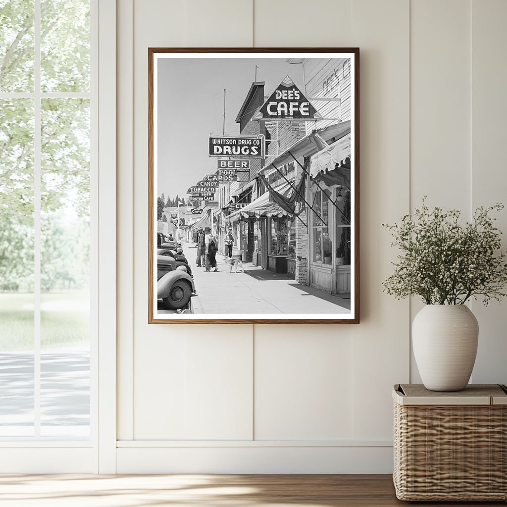 Cascade Idaho Street Scene June 1941 Vintage Photograph - Available at KNOWOL