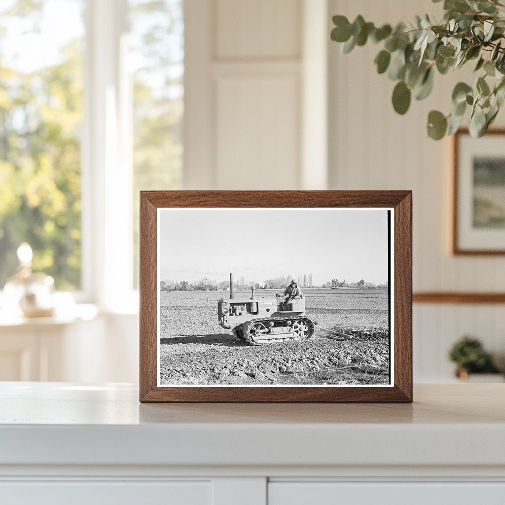 Caterpillar Diesel Tractor in San Joaquin Valley 1939 - Available at KNOWOL