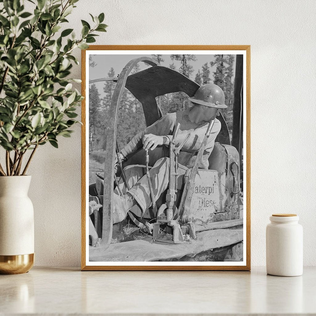 Caterpillar Operator in Malheur National Forest 1942 - Available at KNOWOL
