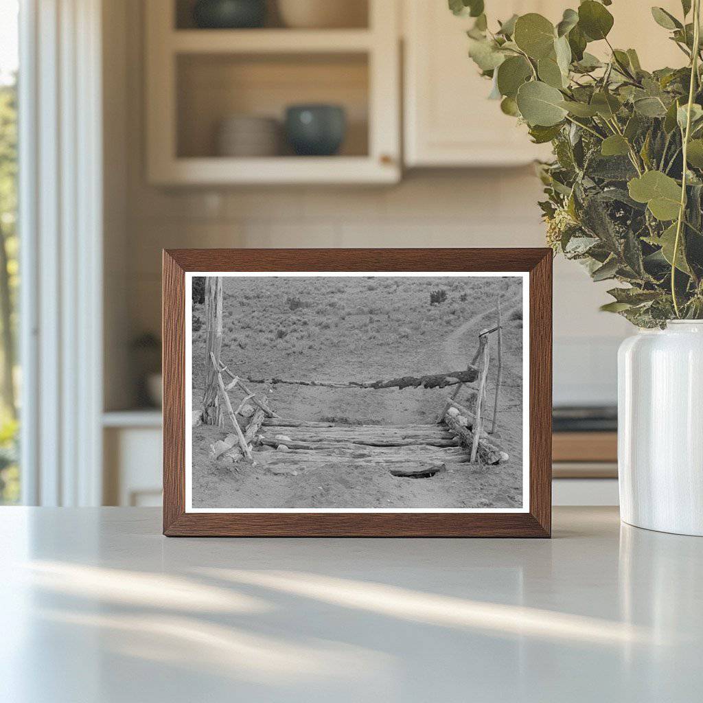 Cattle Guard in Pie Town New Mexico June 1940 - Available at KNOWOL