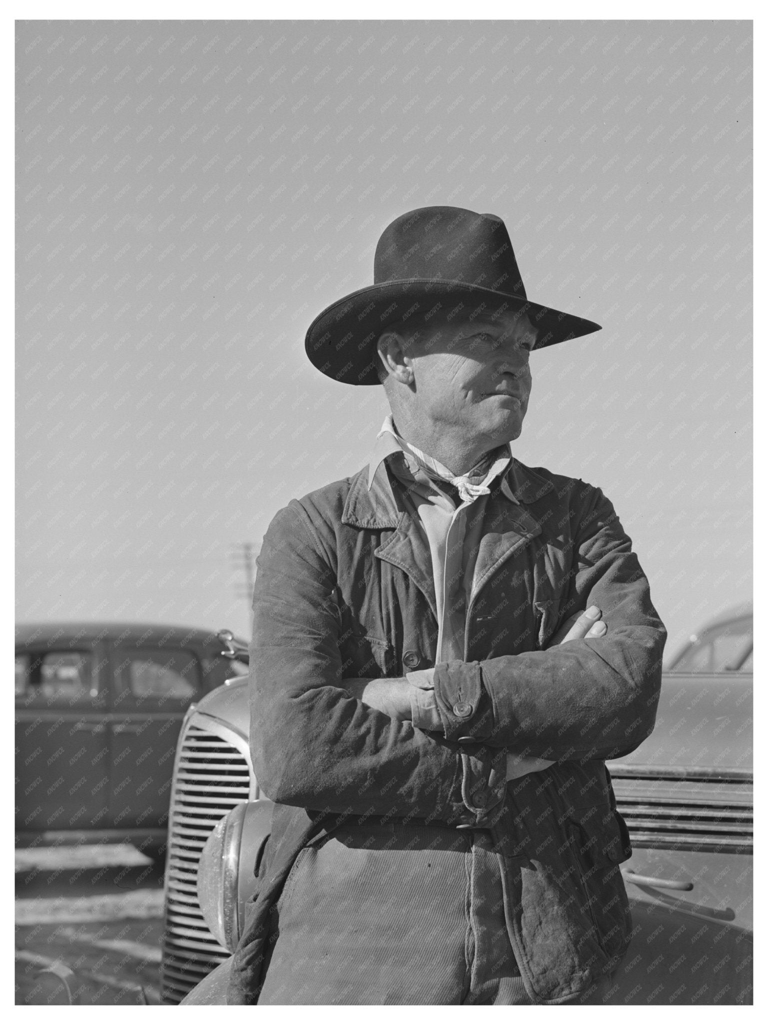 Cattleman in Imperial County California March 1942 - Available at KNOWOL