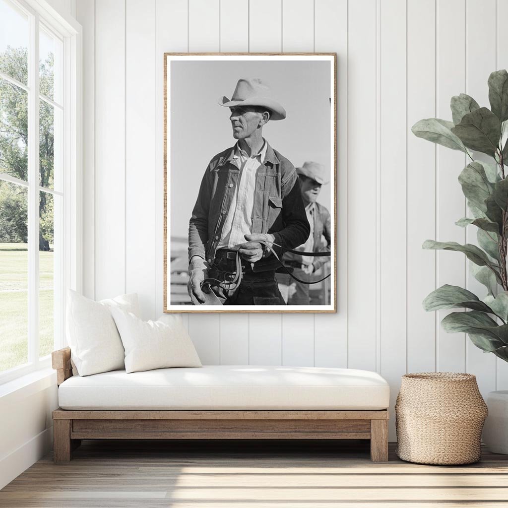 Cattlemen at San Angelo Stockyard Texas November 1939 - Available at KNOWOL