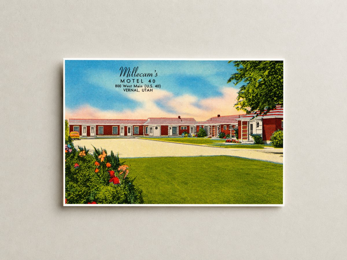 Vernal, UT: Millecam's Motel 40, 800 West Main (U.S. 40)