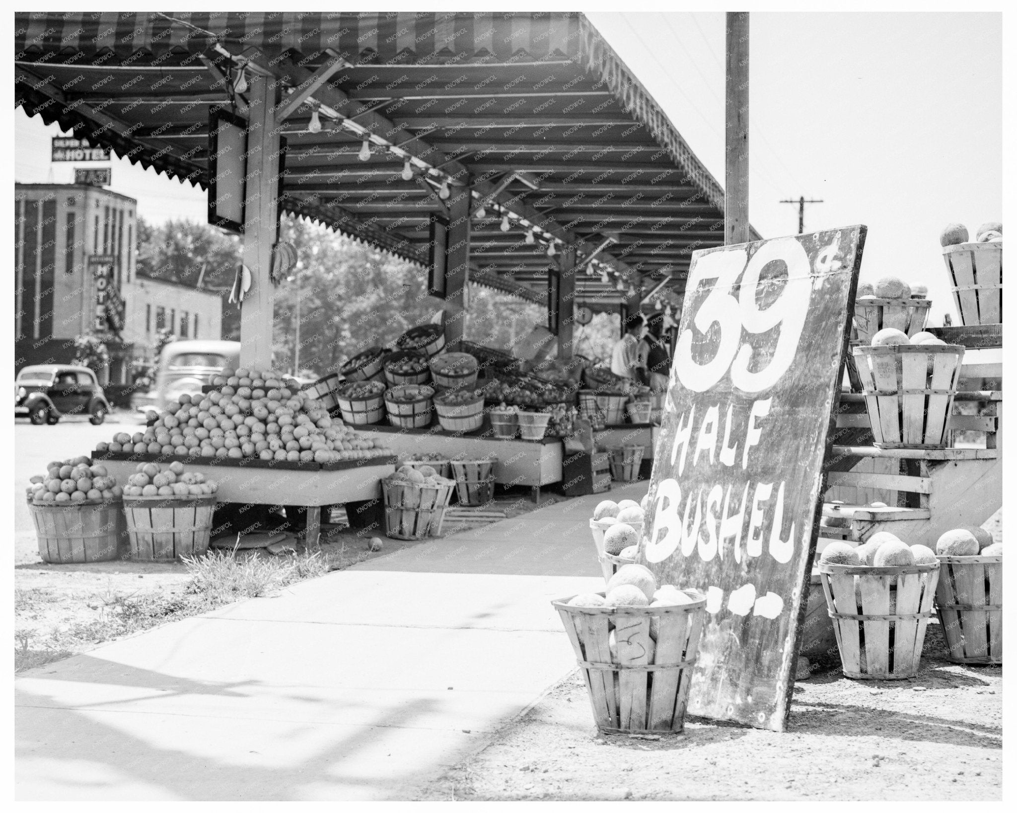 Center Market Washington D.C. 1936 Vintage Photograph - Available at KNOWOL
