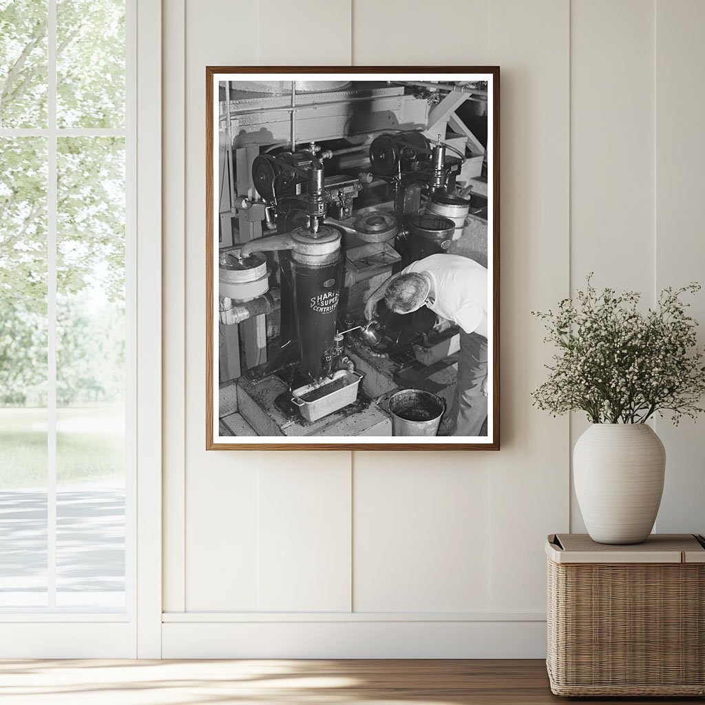 Centrifuges in Olive Oil Production February 1942 - Available at KNOWOL