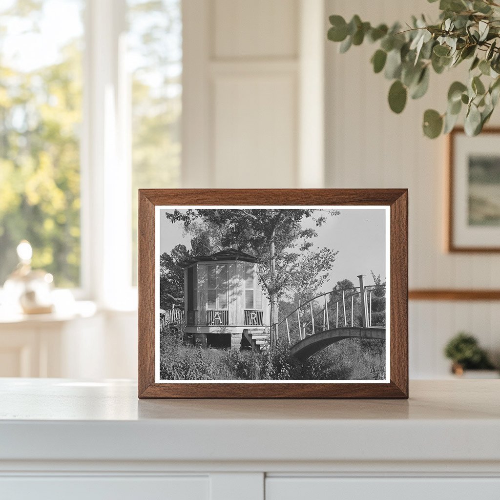 Chapel and Shrine on Bayou Teche Louisiana 1938 - Available at KNOWOL
