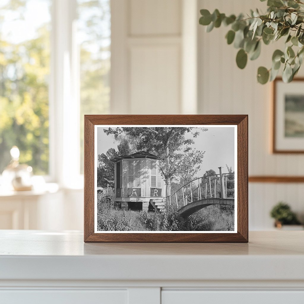 Chapel and Shrine on Bayou Teche Louisiana September 1938 - Available at KNOWOL