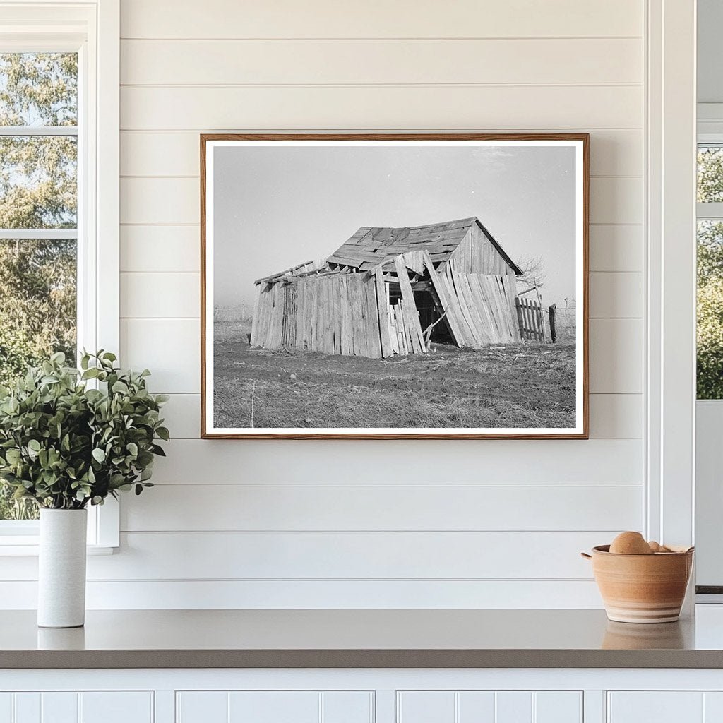 Charles Barnhard Farm Building Ringgold Iowa January 1937 - Available at KNOWOL