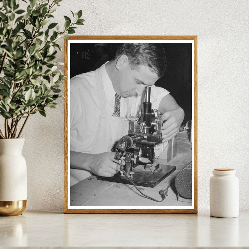 Chemist Testing Sweet Potato Starch in Mississippi 1938 - Available at KNOWOL