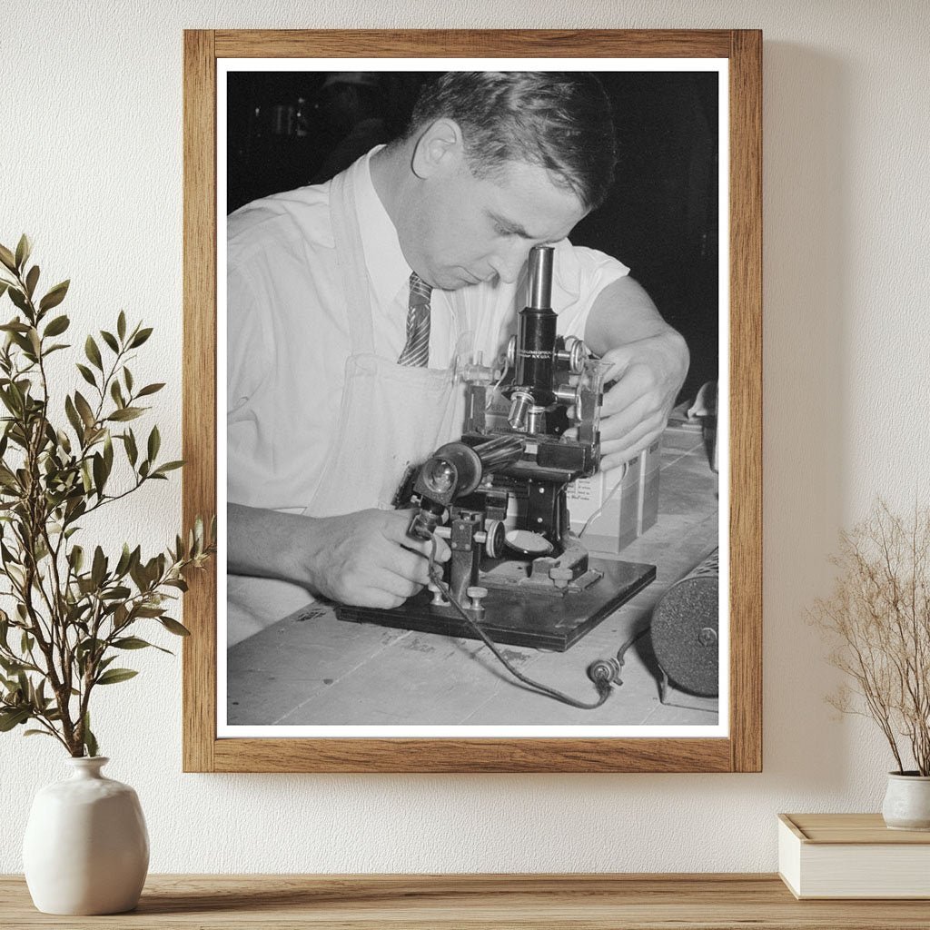 Chemist Testing Sweet Potato Starch in Mississippi 1938 - Available at KNOWOL