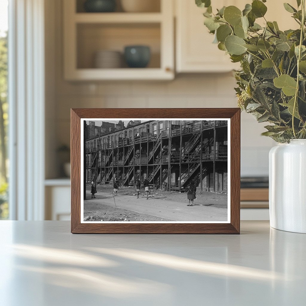 Chicago Apartment Building April 1941 Historical Photo - Available at KNOWOL