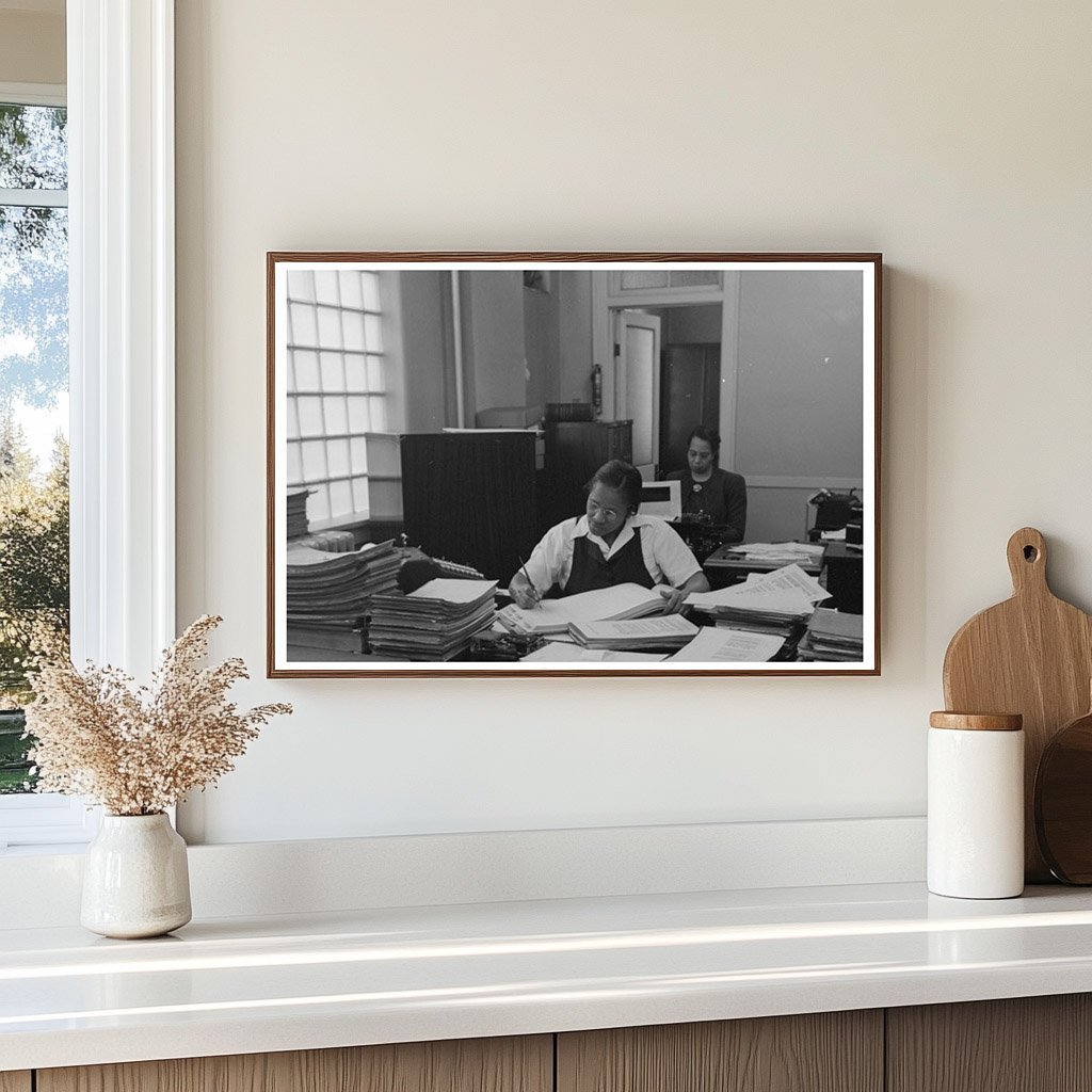 Chicago Insurance Office April 1941 Vintage Photograph - Available at KNOWOL