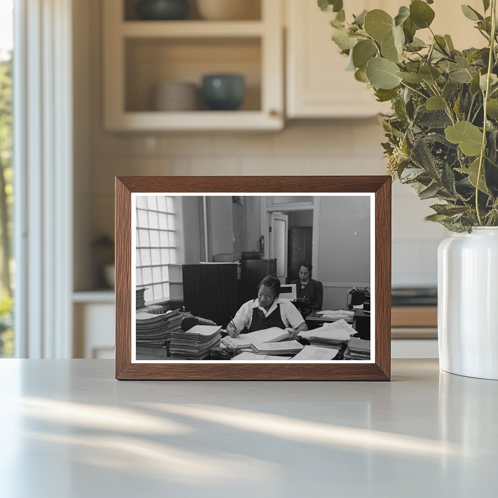 Chicago Insurance Office April 1941 Vintage Photograph - Available at KNOWOL