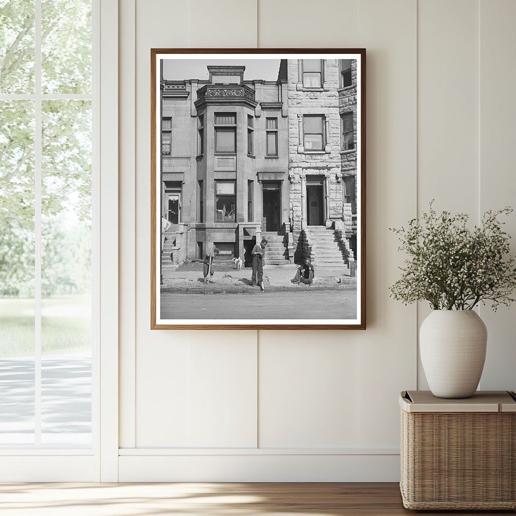 Chicago Residential Neighborhood April 1941 Urban Living Conditions - Available at KNOWOL