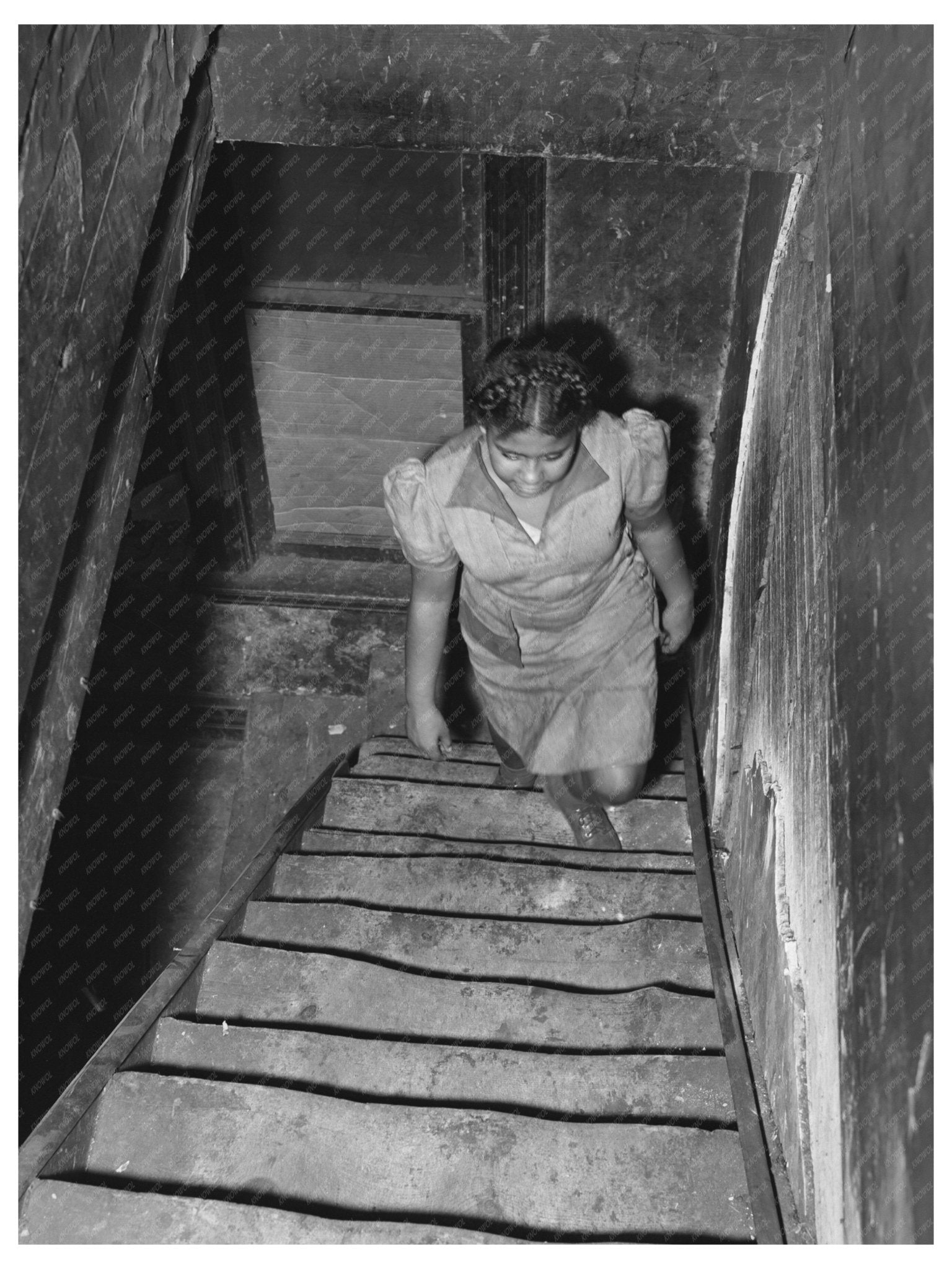 Chicago Rooming House Entrance April 1941 Vintage Photo - Available at KNOWOL