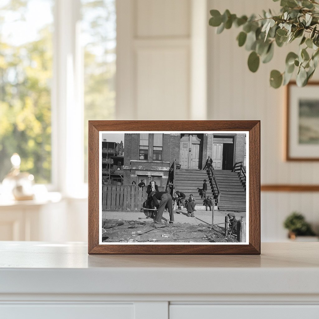 Chicago South Side Apartment Building April 1941 - Available at KNOWOL