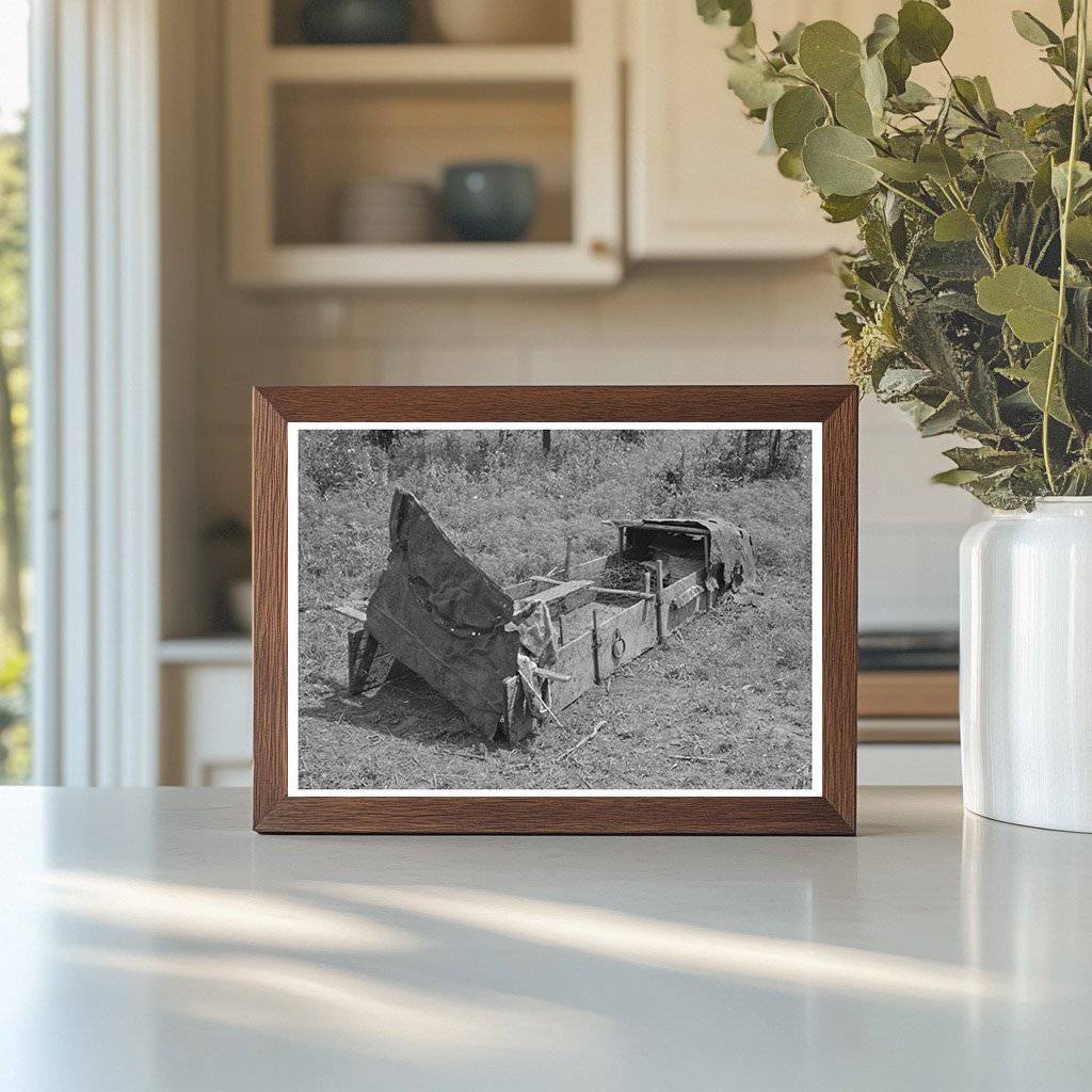 Chicken Coop on Tenant Farm McIntosh County Oklahoma 1939 - Available at KNOWOL