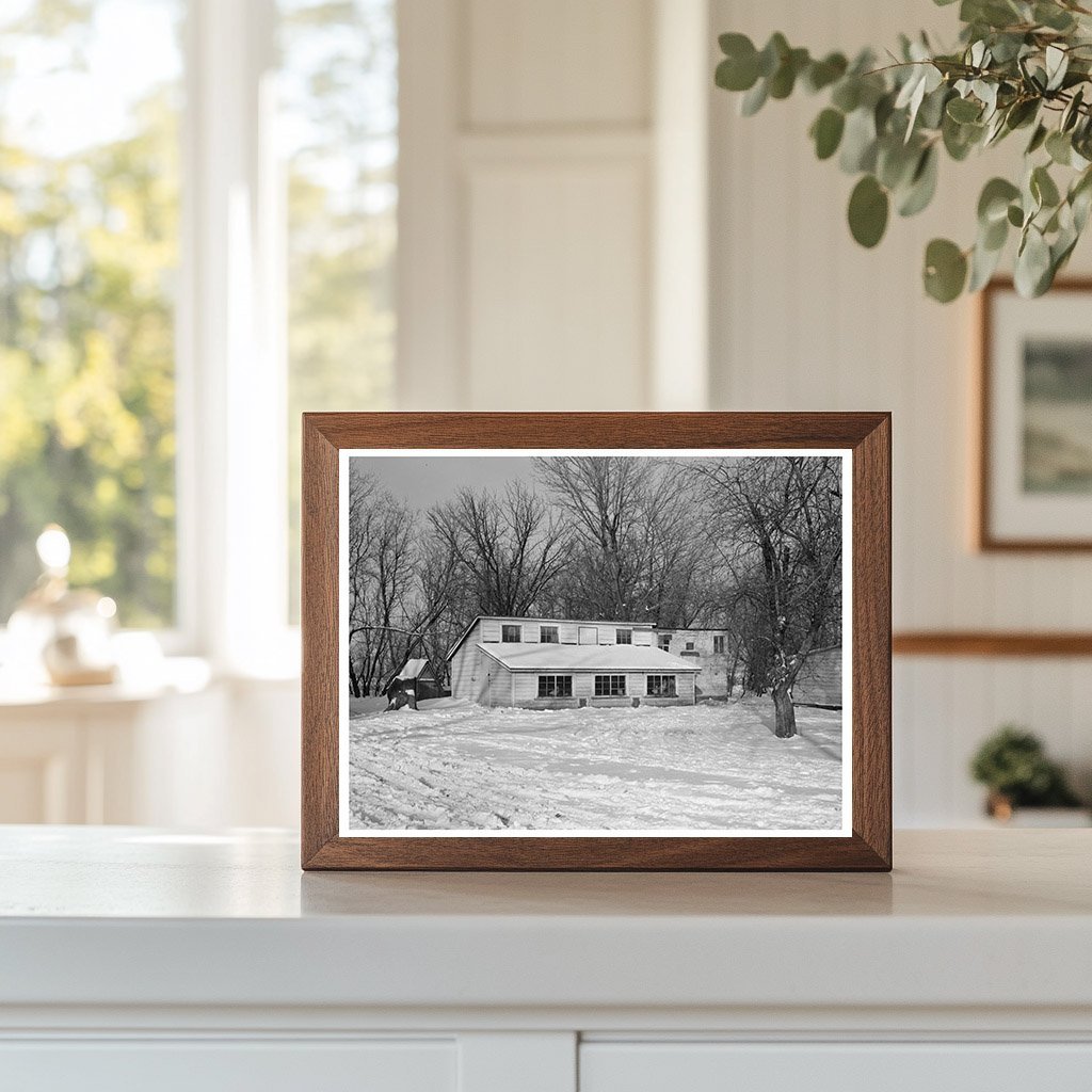 Chicken House on Levi Mills Farm Spencer Iowa December 1936 - Available at KNOWOL