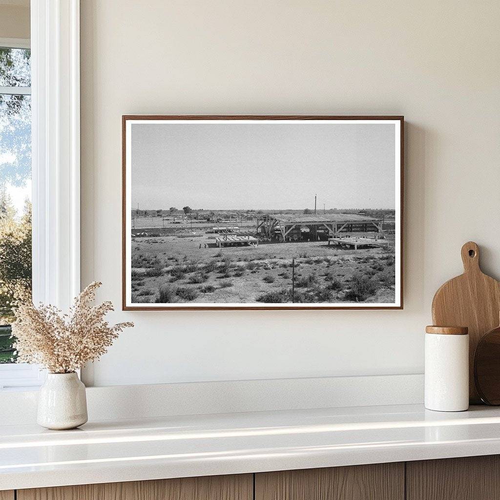Chicken Shelters at Casa Grande Valley Farms Arizona 1940 - Available at KNOWOL