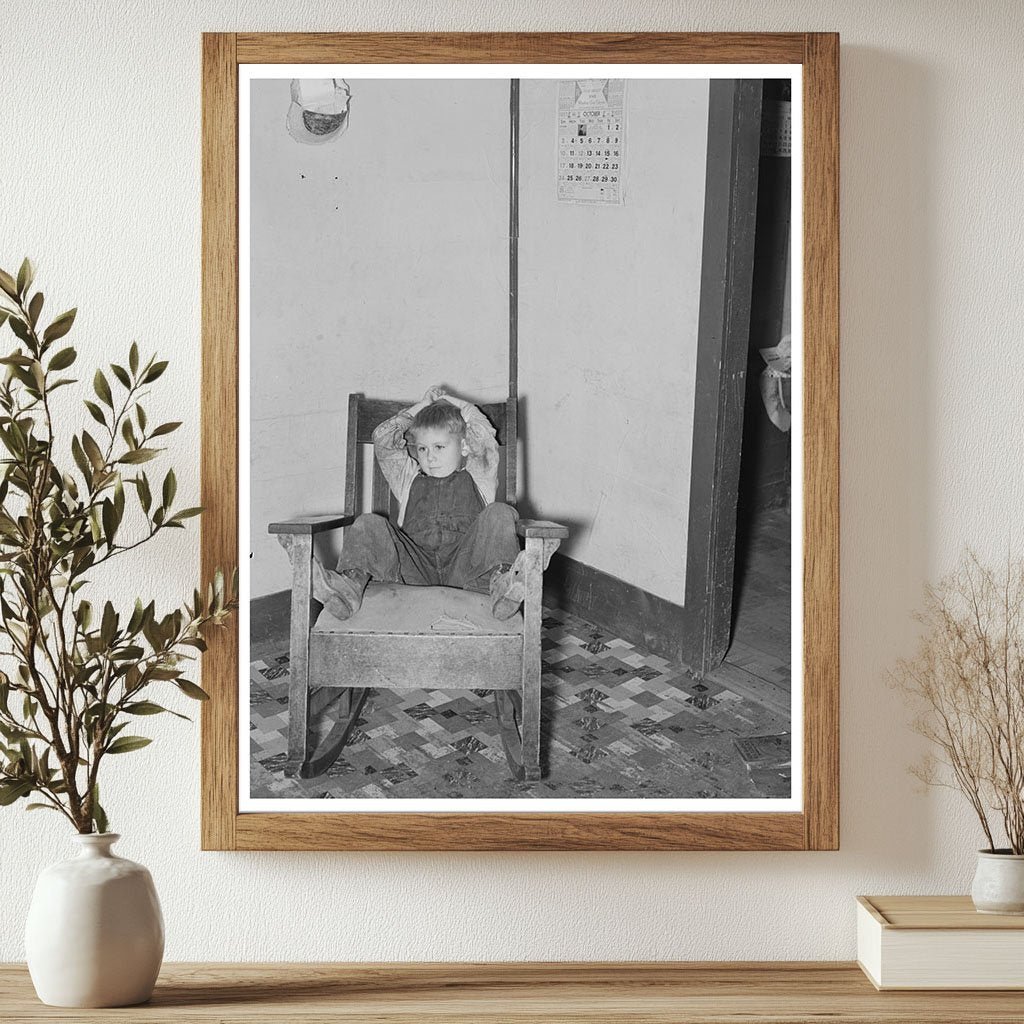 Child in Drought - Affected Area Williston North Dakota 1937 - Available at KNOWOL