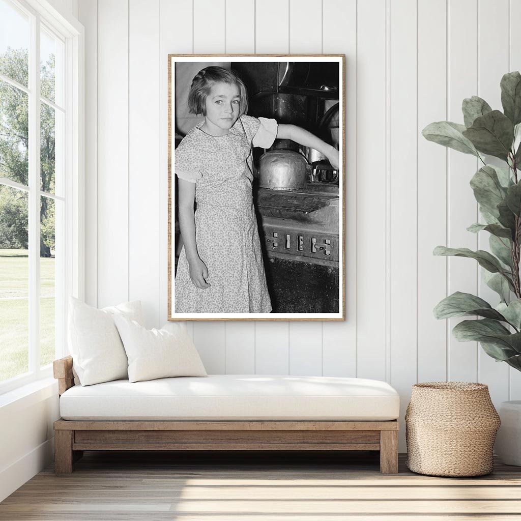 Child in Farming Life Montana 1937 Vintage Photo - Available at KNOWOL