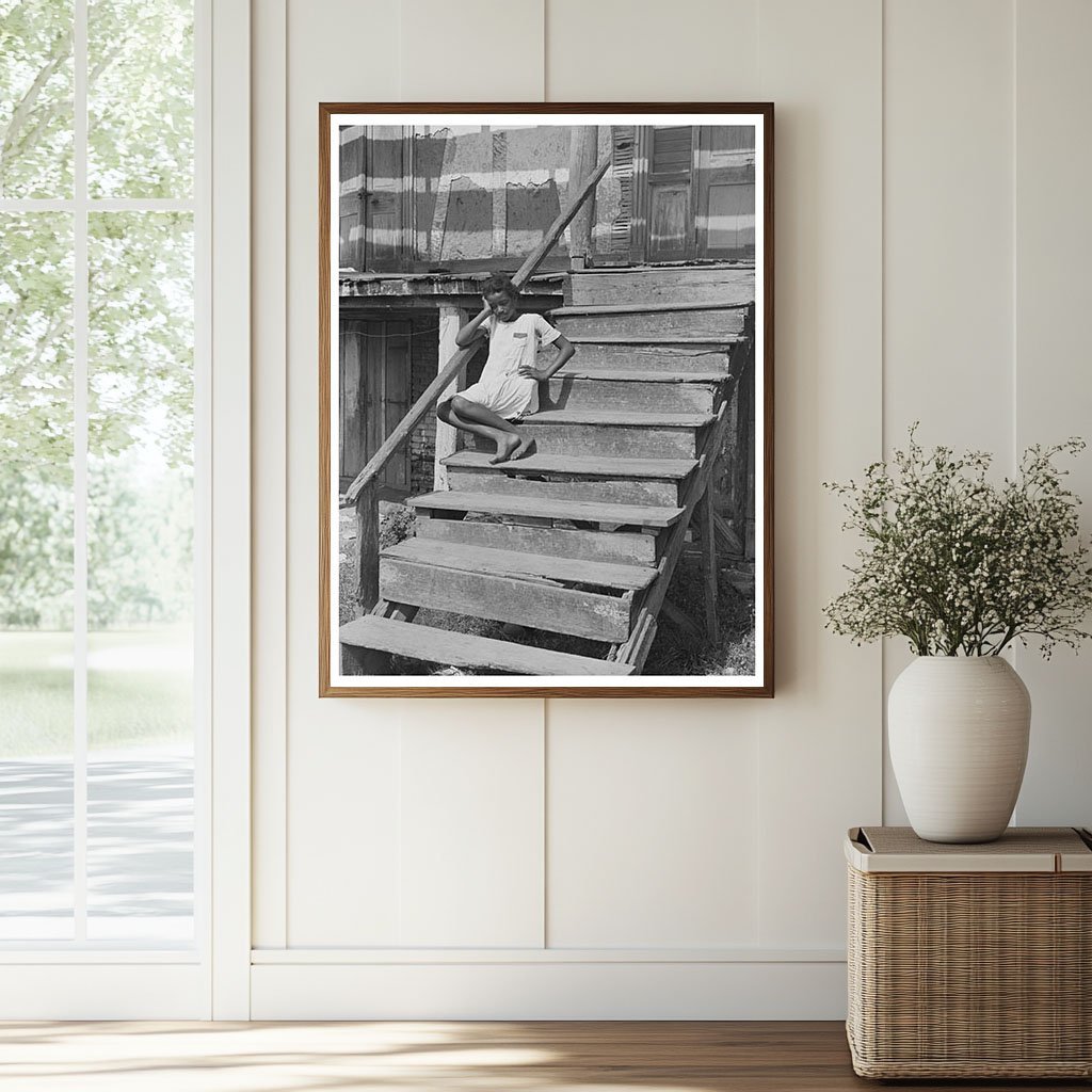 Child in Trepagnier House Louisiana October 1938 - Available at KNOWOL