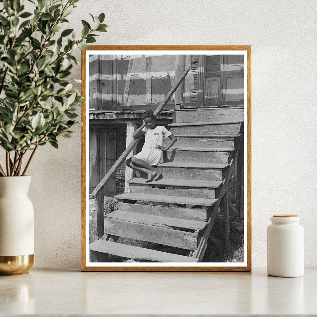 Child in Trepagnier House Louisiana October 1938 - Available at KNOWOL