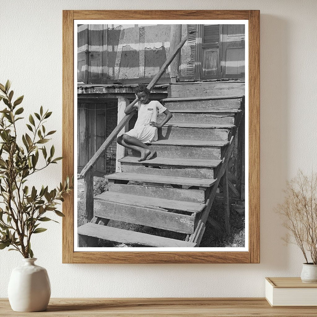 Child in Trepagnier House Louisiana October 1938 - Available at KNOWOL