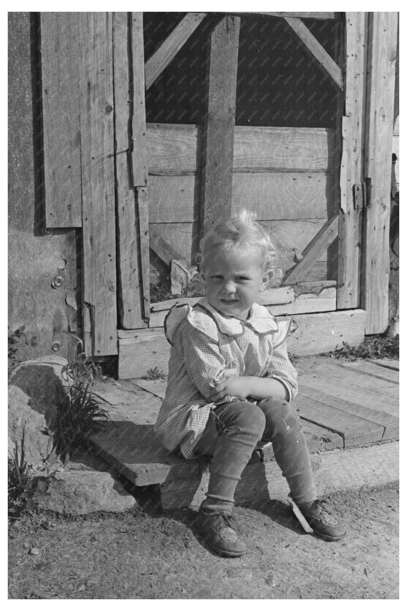 Child of a Cut - Over Farmer Northome Minnesota 1937 - Available at KNOWOL