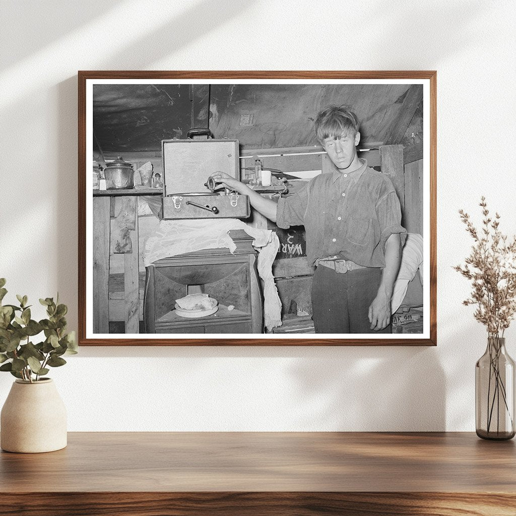 Child of Camp Resident Mays Avenue Oklahoma City 1939 - Available at KNOWOL