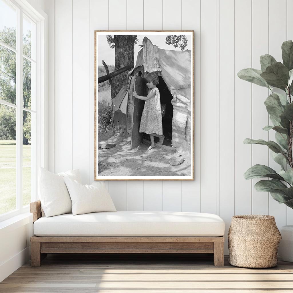 Child of Farm Laborers in Tent Sequoyah County 1939 - Available at KNOWOL