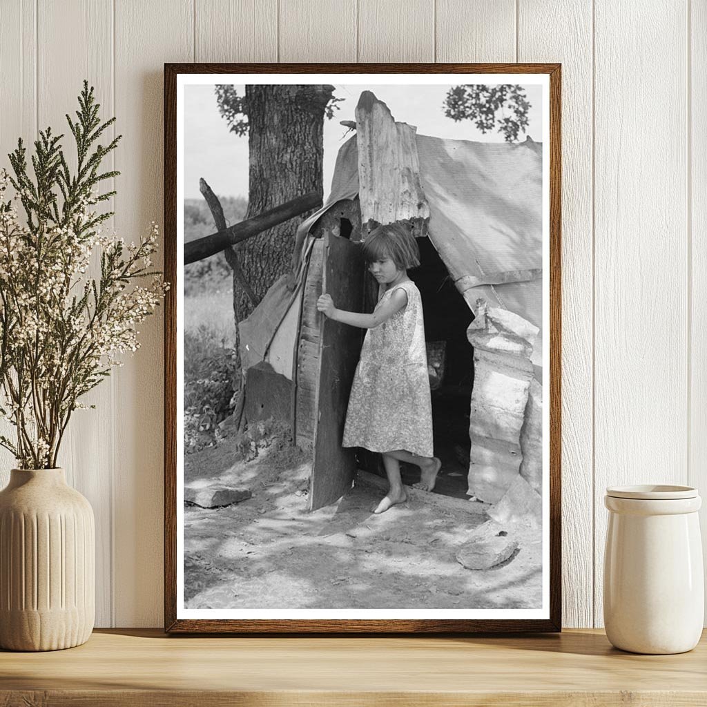 Child of Farm Laborers in Tent Sequoyah County 1939 - Available at KNOWOL
