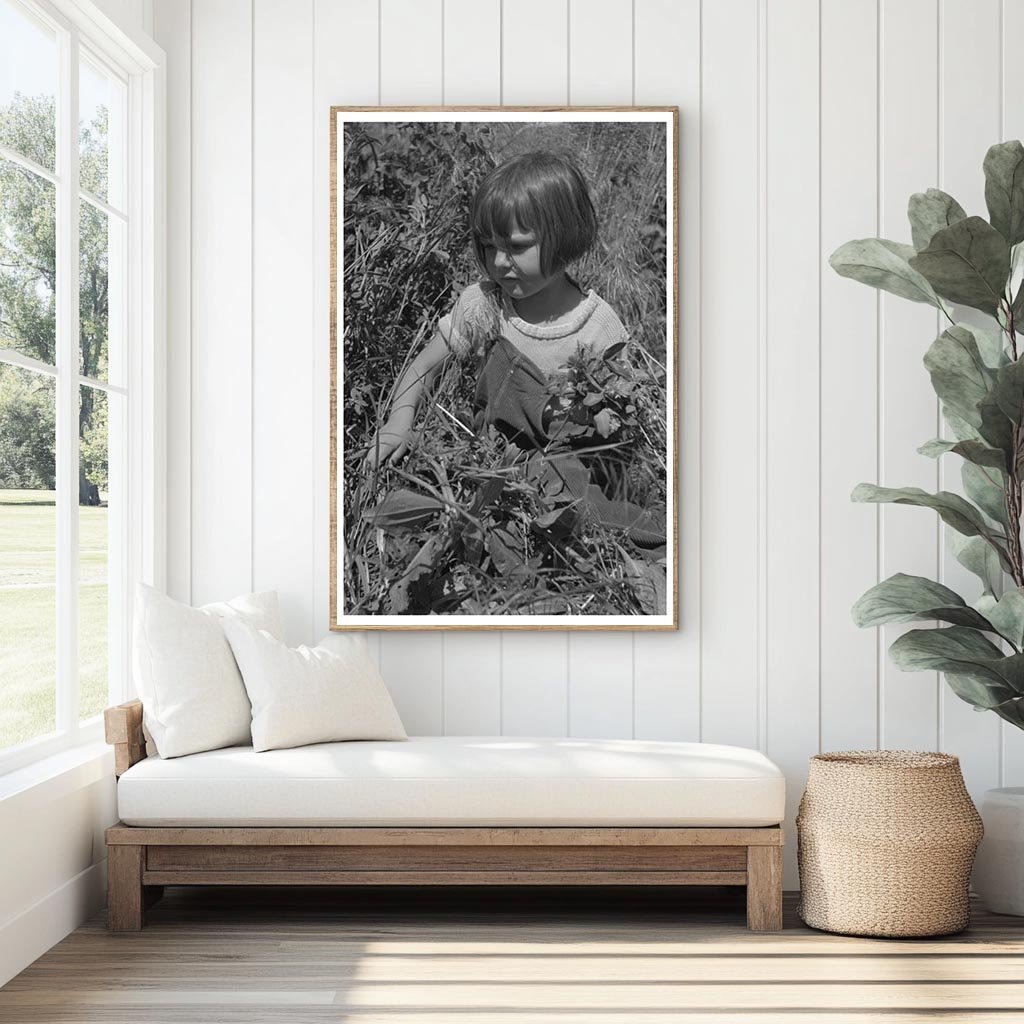 Child of Farm Worker at Caldwell Labor Camp 1941 - Available at KNOWOL