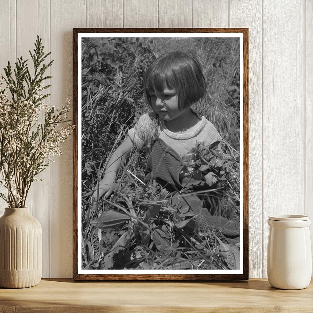 Child of Farm Worker at Caldwell Labor Camp 1941 - Available at KNOWOL
