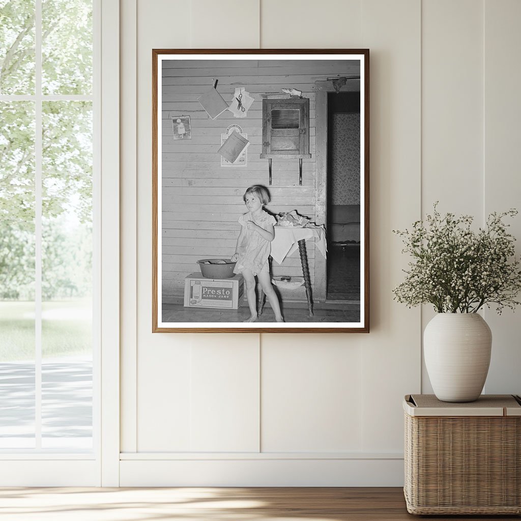 Child of Sharecropper in Missouri Home August 1938 - Available at KNOWOL