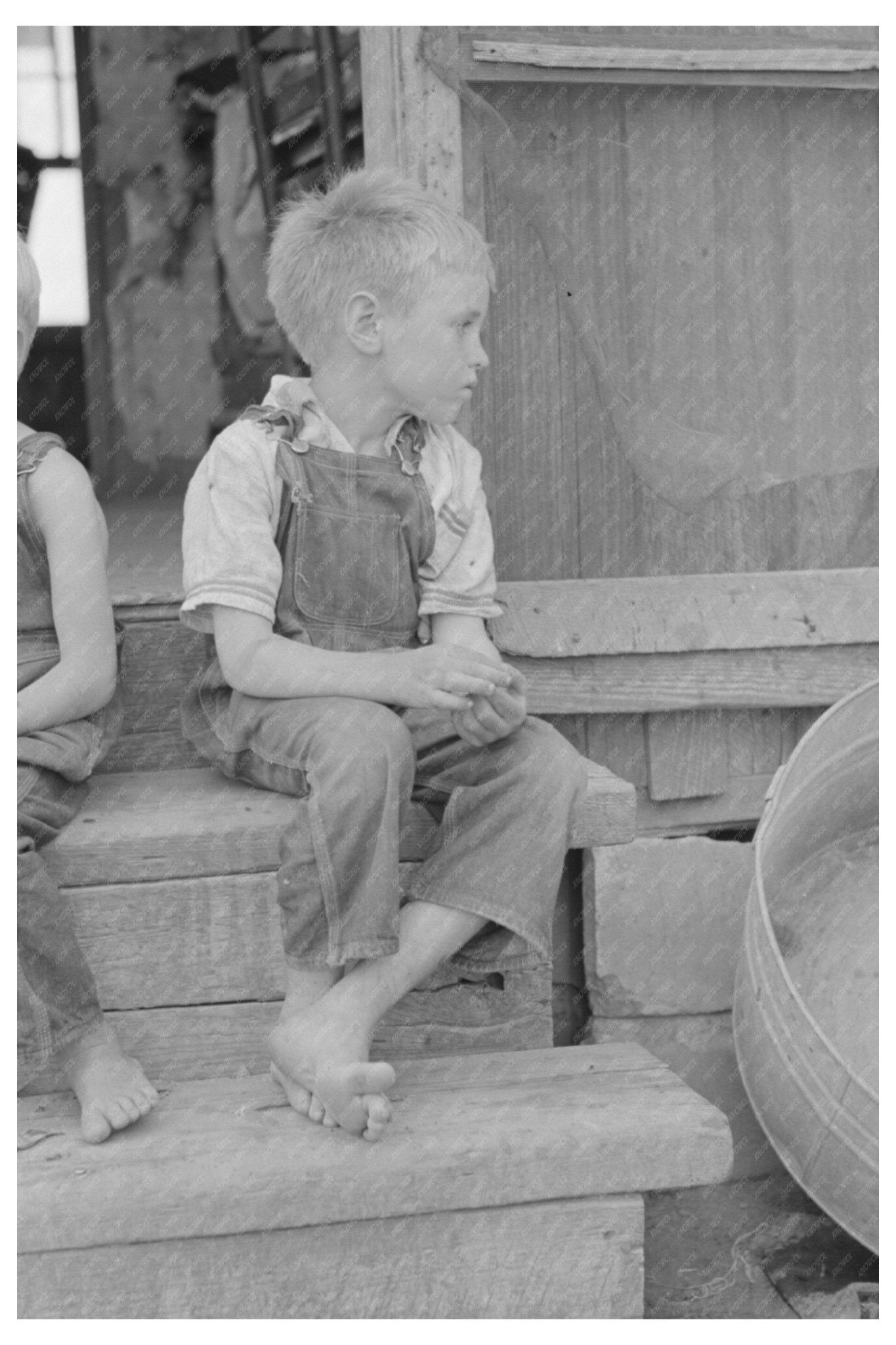 Child of Sharecropper New Madrid County Missouri 1938 - Available at KNOWOL