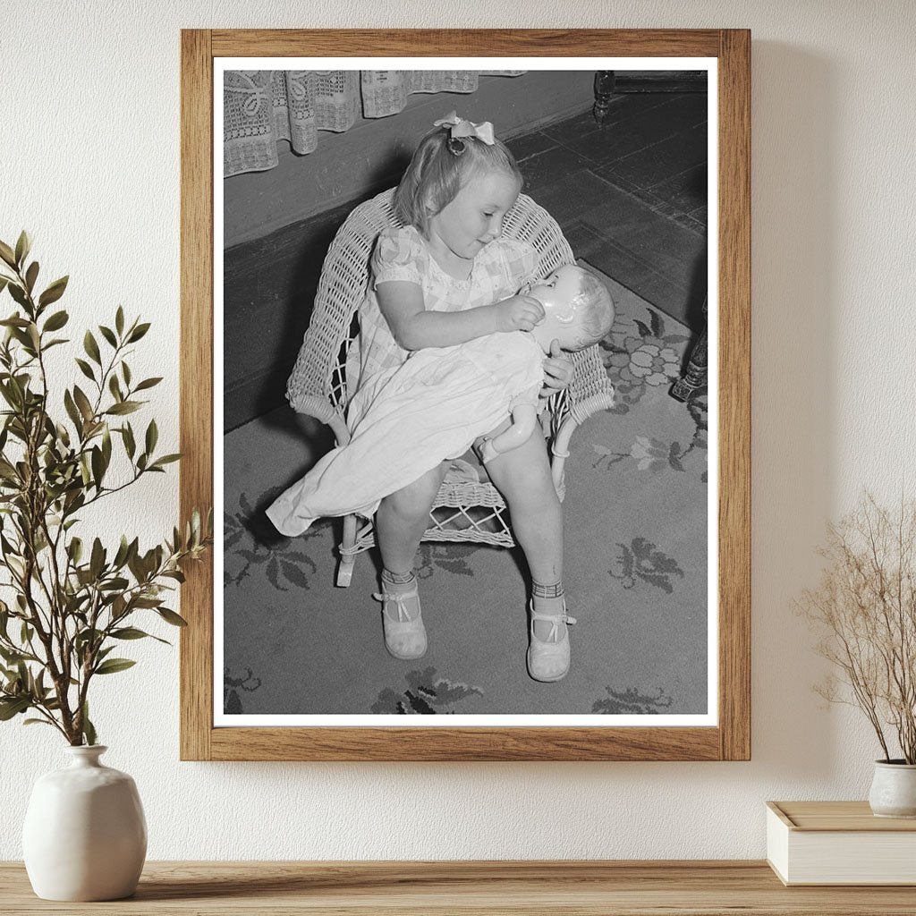 Child Playing in Santa Clara Utah November 1940 - Available at KNOWOL