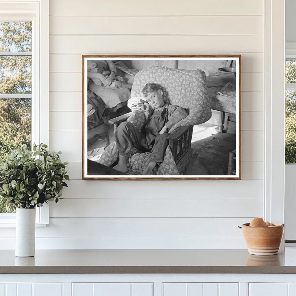 Child Recovering from Pneumonia in 1937 Iowa - Available at KNOWOL