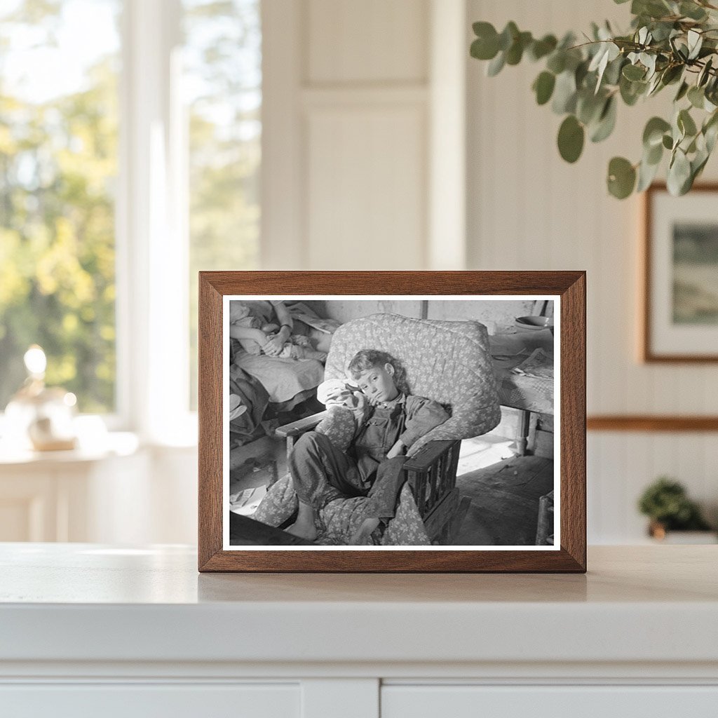 Child Recovering from Pneumonia in 1937 Iowa - Available at KNOWOL