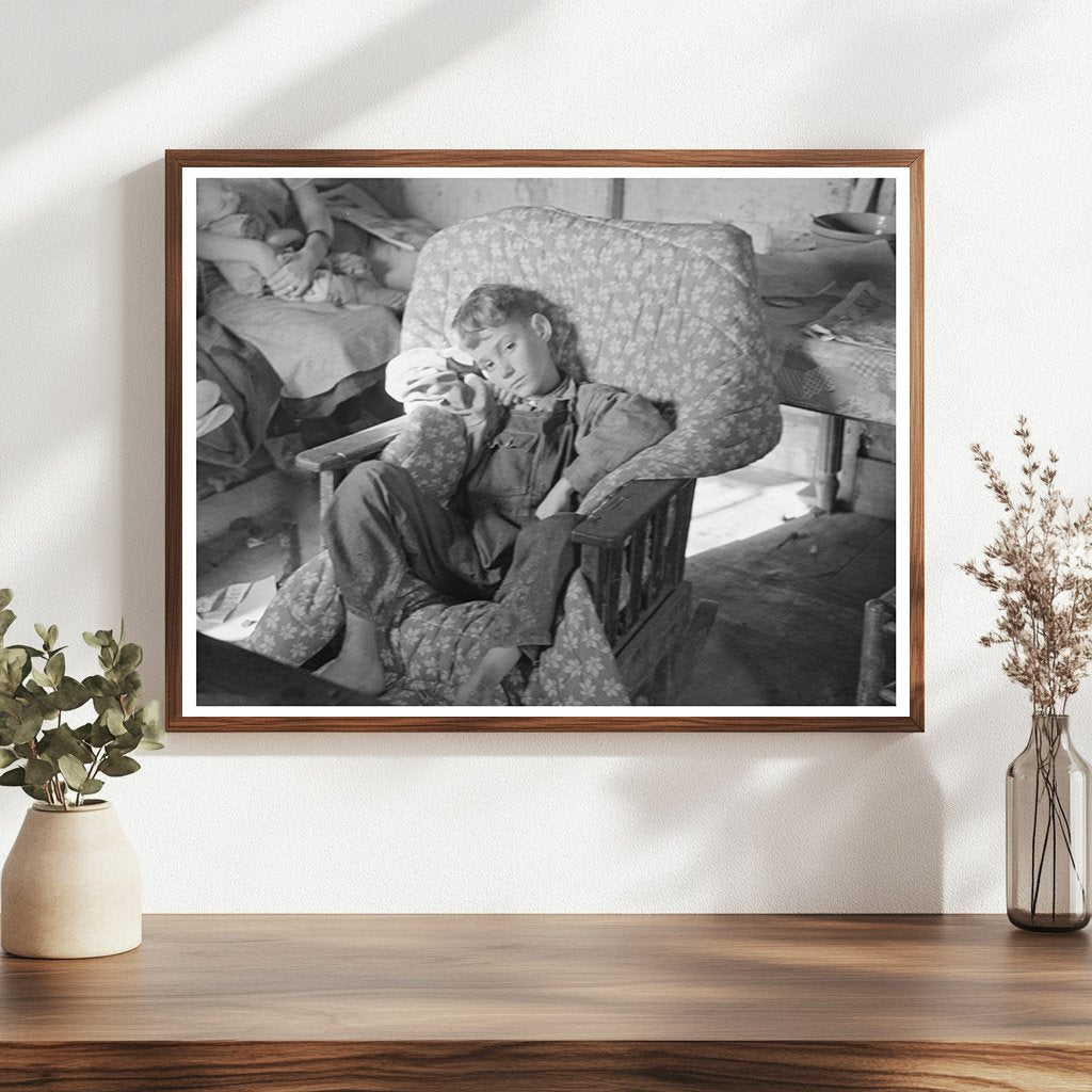 Child Recovering from Pneumonia in 1937 Iowa - Available at KNOWOL