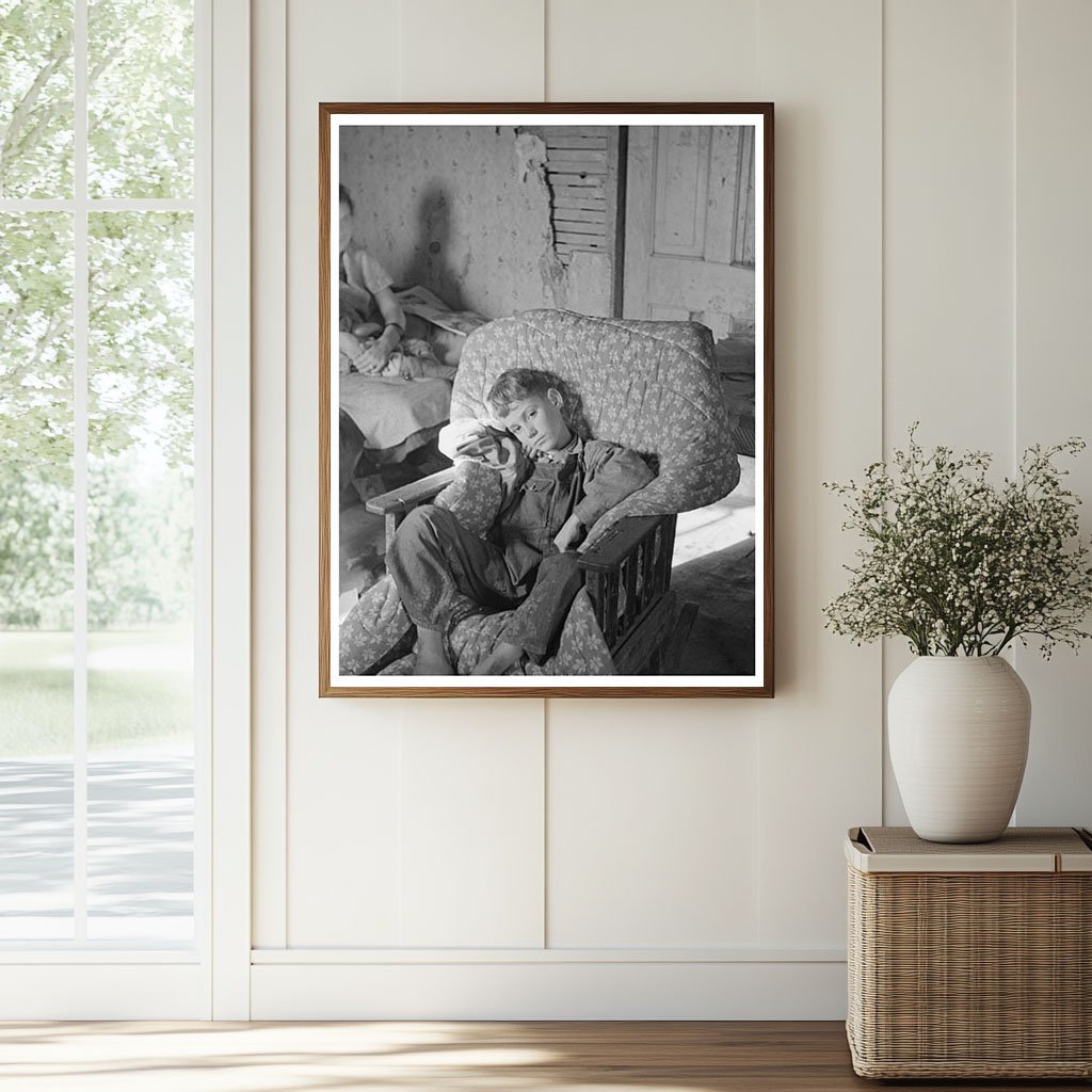 Child Recovering from Pneumonia in Ringgold Iowa 1937 - Available at KNOWOL