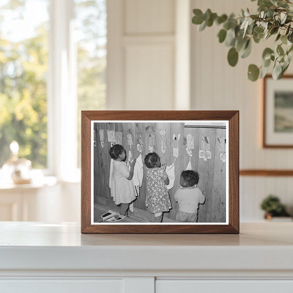 Child Washing Hands at Lakeview Nursery School 1938 - Available at KNOWOL
