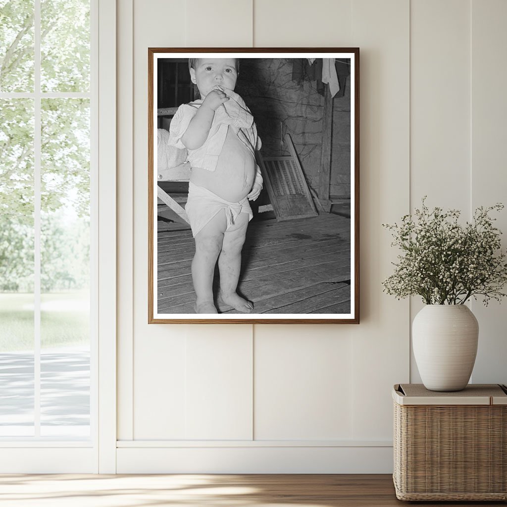 Child with malnutrition near Warner Oklahoma June 1939 - Available at KNOWOL